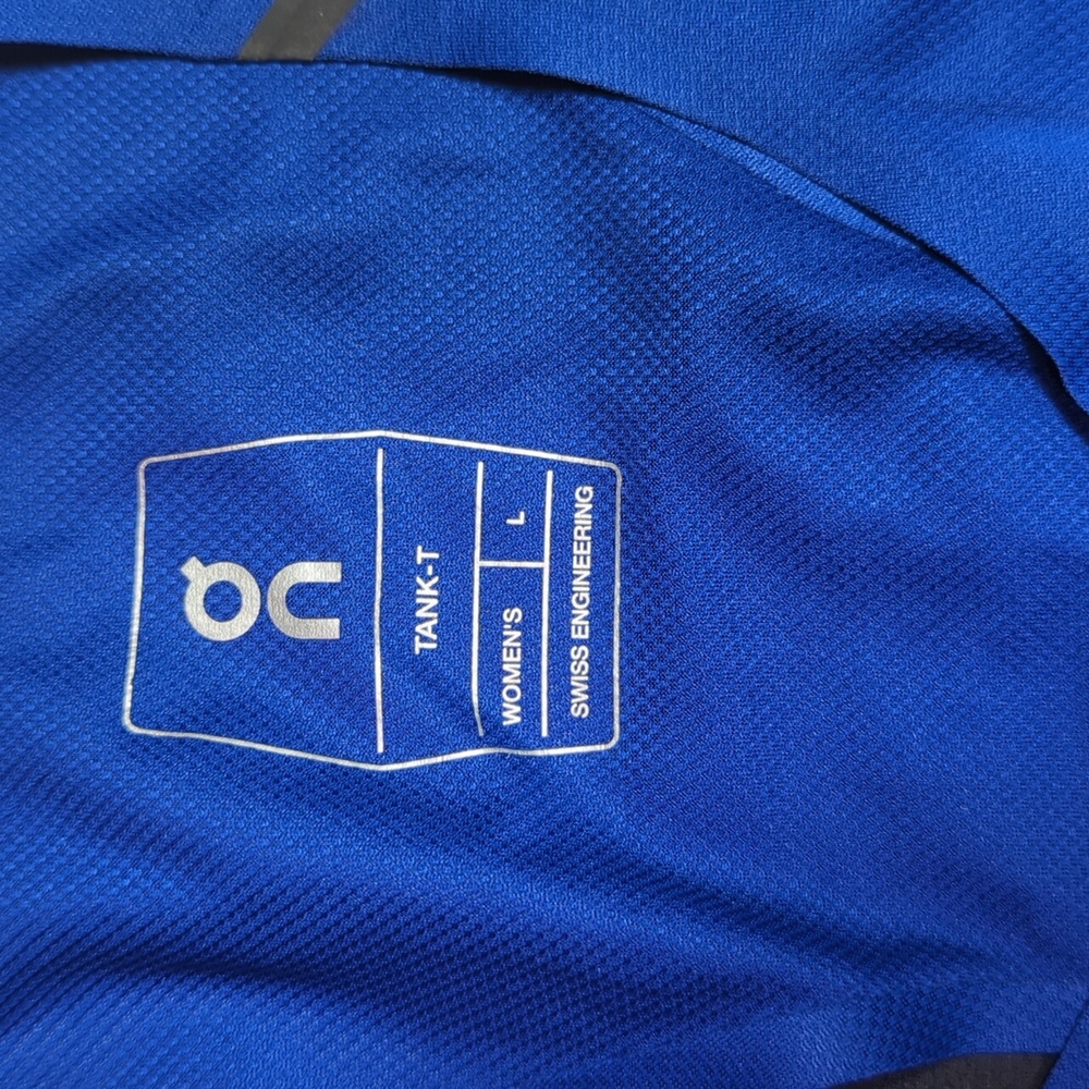 On Running Tank-T L Indigo/Black